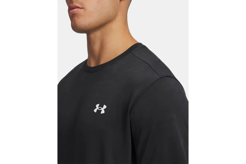 Under Armour Tech Vent Jacquard Ανδρικό Κοντομάνικο T-Shirt Μαύρο