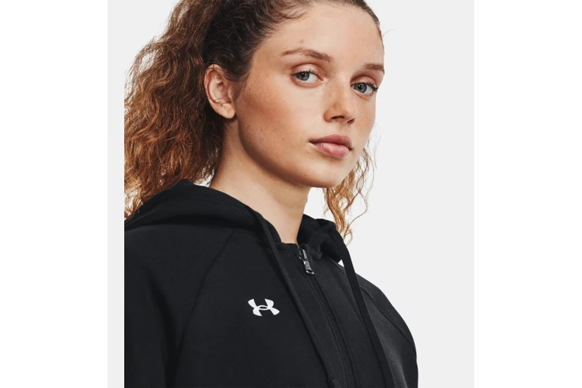 Under Armour Rival Fleece Γυναικεία Ζακέτα Μαύρη