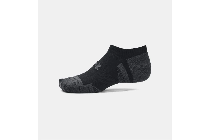 Under Armour Performance Tech Κάλτσες Μέχρι τον Αστράγαλο Μαύρες, Γκρι 3 Τεμάχια 