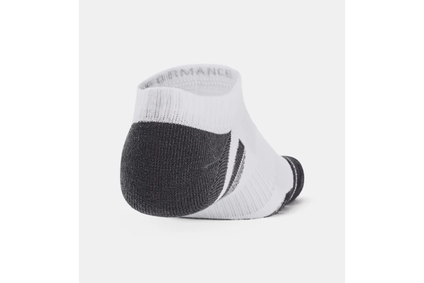 Under Armour Performance Tech Κάλτσες Μέχρι τον Αστράγαλο Λευκές, Γκρι Σκούρο 3 Ζευγάρια
