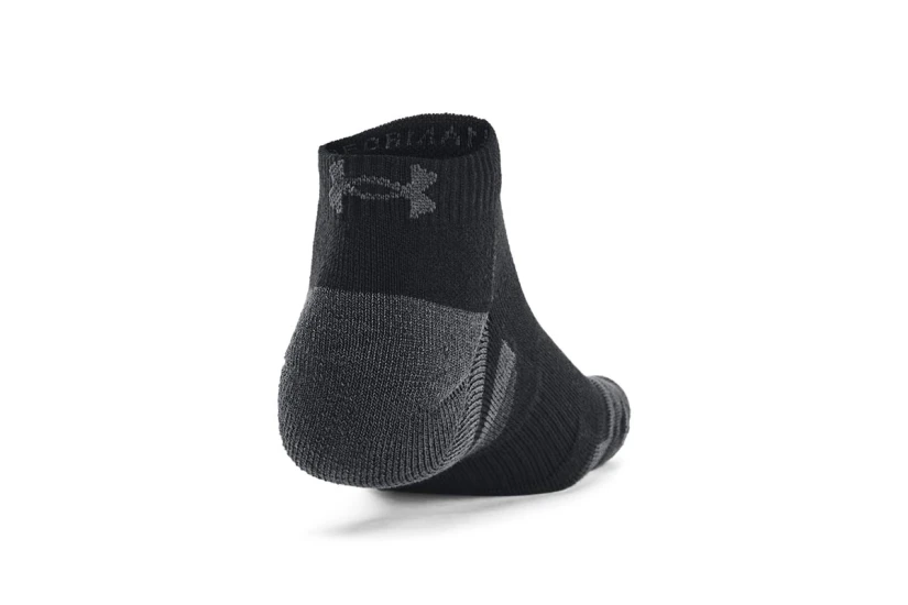 Under Armour Performance Tech Κάλτσες Μέχρι τον Αστράγαλο Μαύρες, Γκρι Σκούρο 3 Ζευγάρια