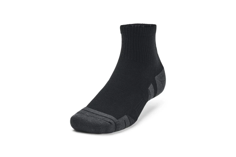 Under Armour Performance Tech Κάλτσες πάνω από τον Αστράγαλο Μαύρες, Γκρι 3 Τεμάχια