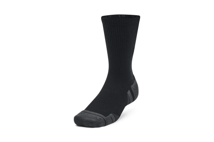 Under Armour Performance Tech Κάλτσες μέχρι τη Γάμπα Μαύρες, Γκρι 3 Τεμάχια
