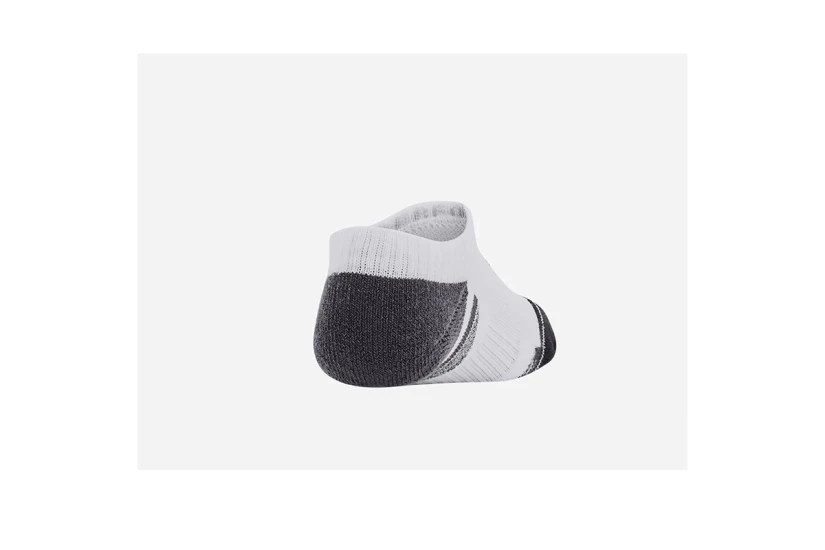 Under Armour Performance Tech Κάλτσες Μέχρι τον Αστράγαλο Λευκές, Γκρι 3 Τεμάχια