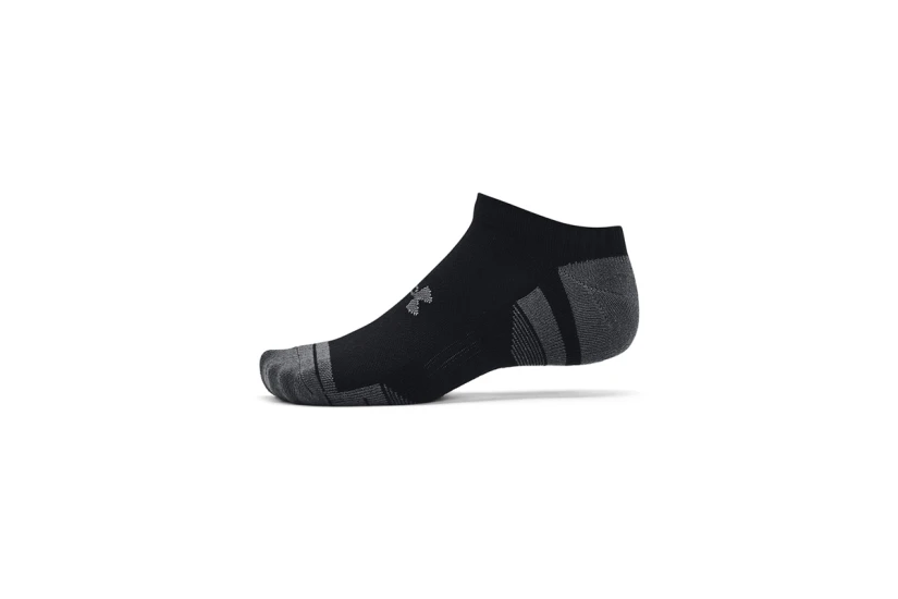 Under Armour Performance Cotton Cushioned Σοσόνια Μαύρα, Γκρι Σκούρο 3 Ζευγάρια