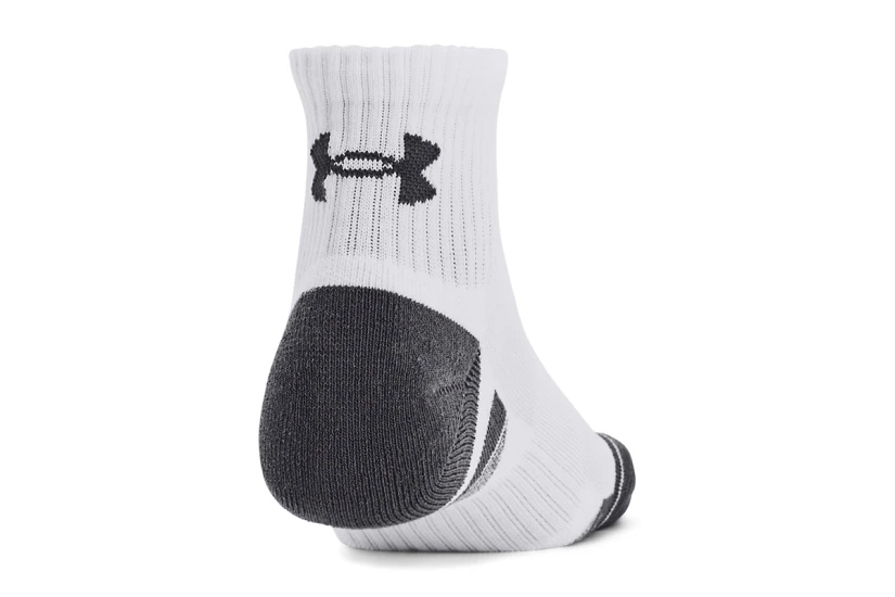 Under Armour Performance Cotton Κοντές Κάλτσες Λευκές, Γκρι 3 Ζευγάρια