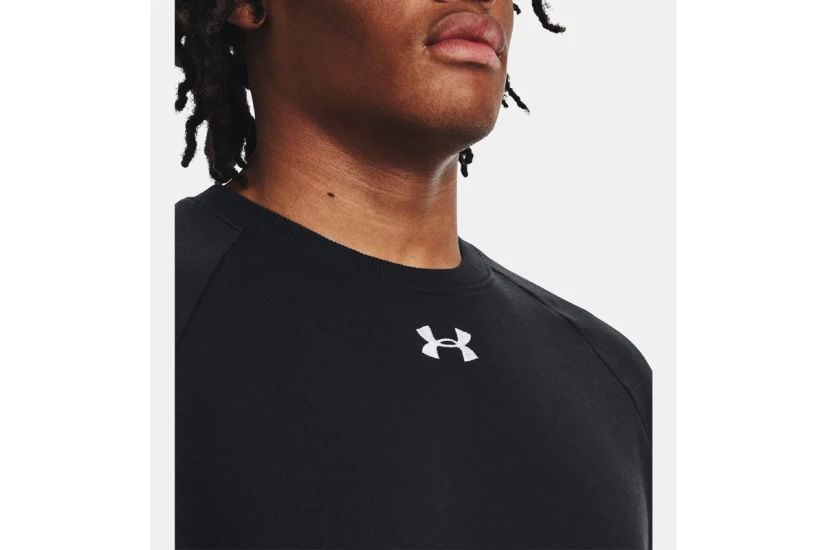 Under Armour Rival Fleece Ανδρικό Φούτερ με Λαιμόκοψη Μαύρο