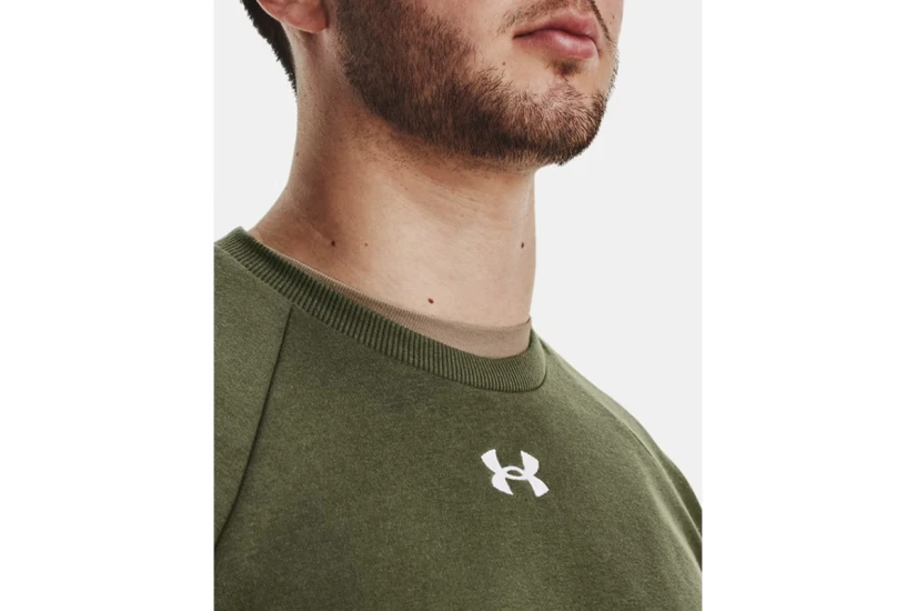 Under Armour Rival Fleece Ανδρική Μακρυμάνικη Μπλούζα με Λαιμόκοψη 