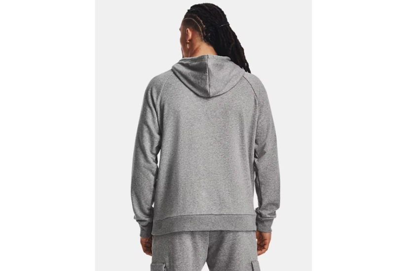 Under Armour Rival Fleece Ανδρικό Φούτερ με Κουκούλα Γκρι