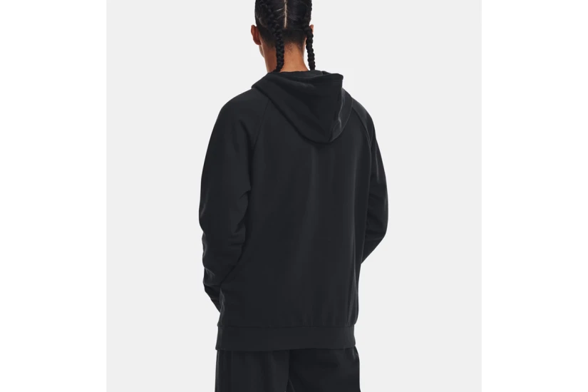 Under Armour Rival Fleece Logo Ανδρικό Φούτερ με Κουκούλα Μαύρο