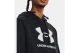 Under Armour Rival Fleece Logo Ανδρικό Φούτερ με Κουκούλα Μαύρο