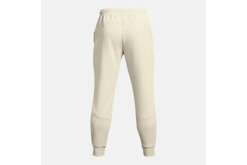 Under Armour Unstoppable Fleece Ανδρικό Παντελόνι Φόρμας Εκρού
