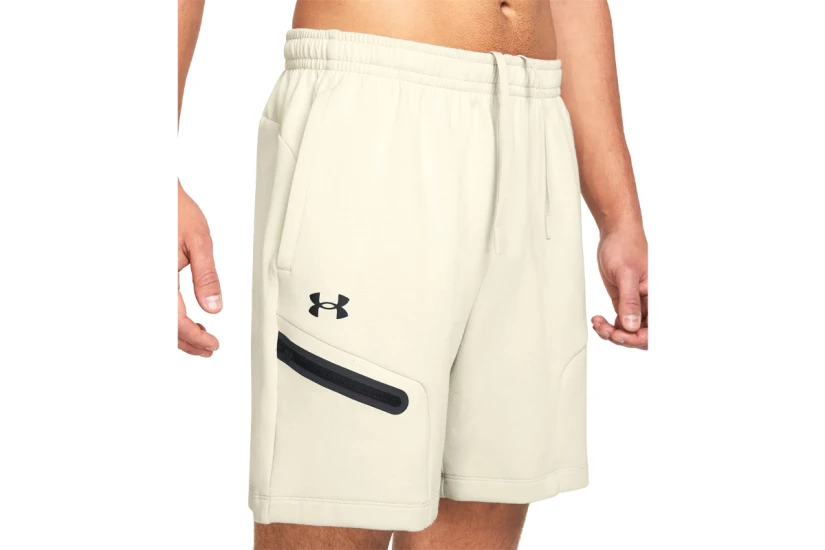 Under Armour Unstoppable Fleece Ανδρικό Σορτς Μπεζ