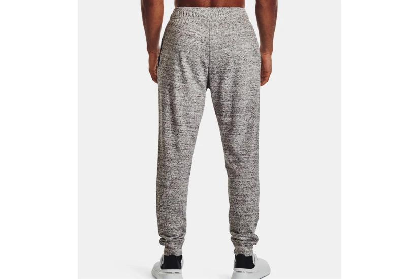 Under Armour Rival Terry Ανδρικό Παντελόνι Φόρμας Γκρι Ανοιχτό