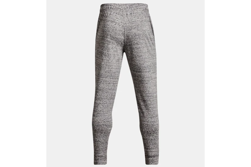 Under Armour Rival Terry Ανδρικό Παντελόνι Φόρμας Γκρι Ανοιχτό