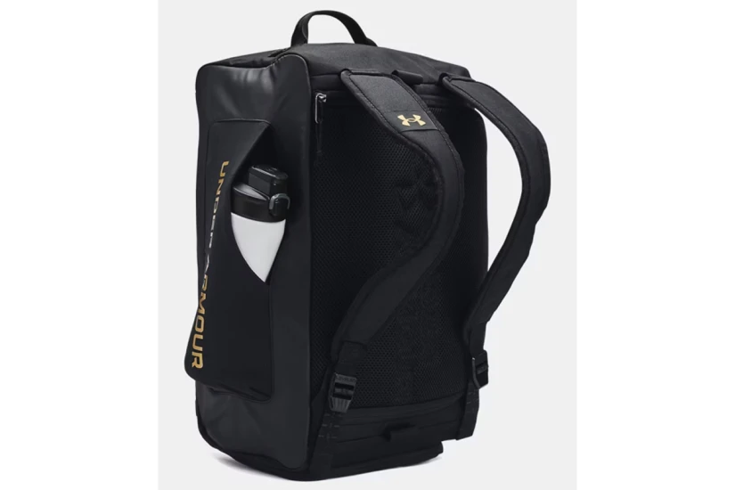 Under Armour Contain Duo Small Σάκος Μαύρος, Χρυσός 40L