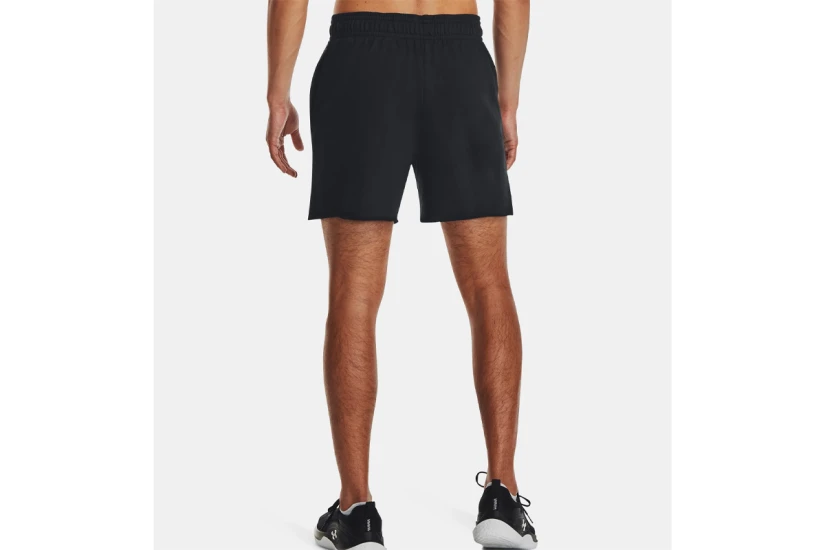 Under Armour Rival Terry Ανδρικό Αθλητικό Σορτς Μαύρο