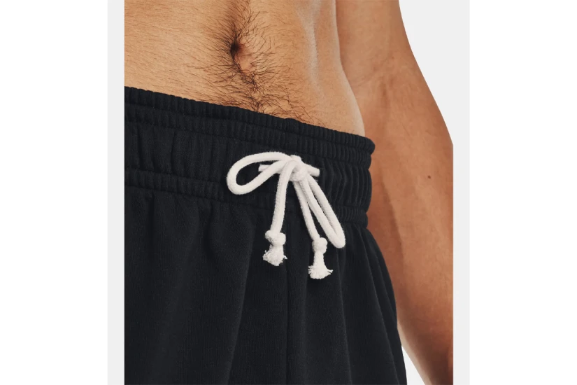 Under Armour Rival Terry Ανδρικό Αθλητικό Σορτς Μαύρο