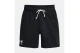 Under Armour Rival Terry Ανδρικό Αθλητικό Σορτς Μαύρο
