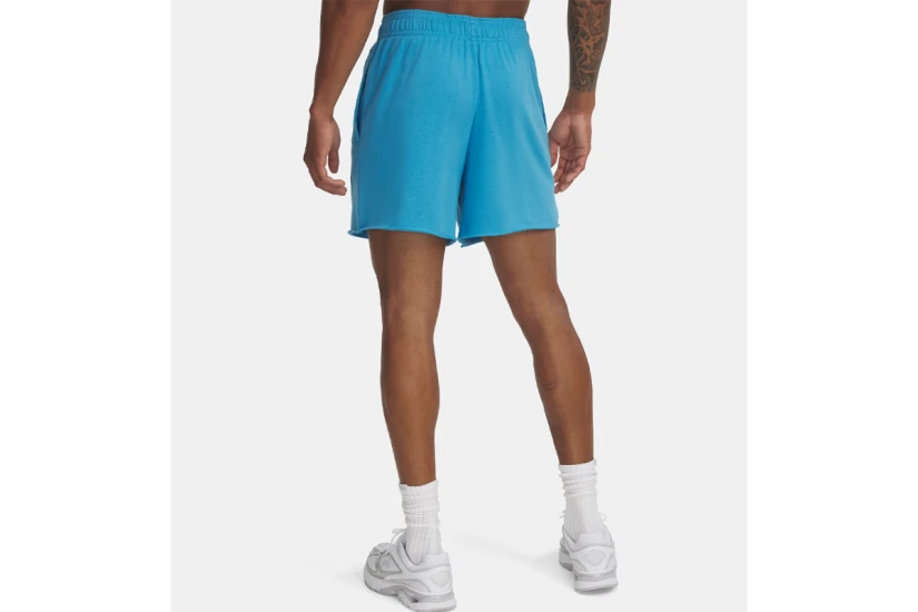 Under Armour Rival Terry Ανδρικό Σορτς Γαλάζιο