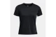 Under Armour Launch Γυναικείο Κοντομάνικο T-Shirt Μαύρο