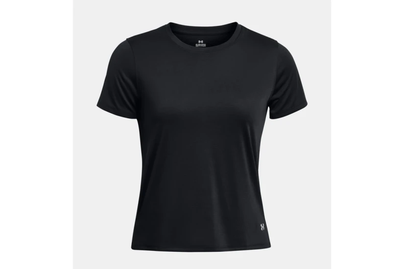 Under Armour Launch Γυναικείο Κοντομάνικο T-Shirt Μαύρο