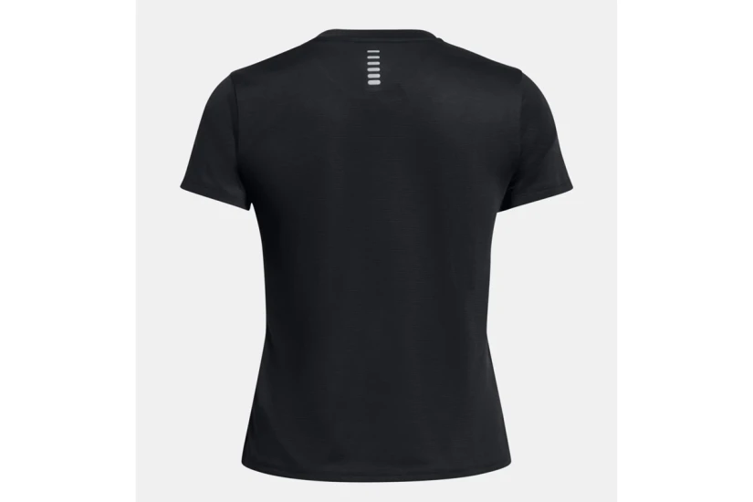 Under Armour Launch Γυναικείο Κοντομάνικο T-Shirt Μαύρο