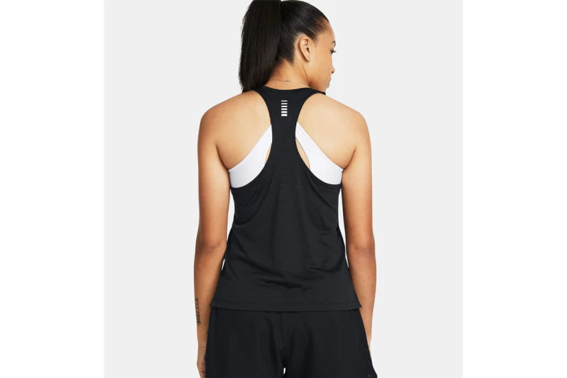 Under Armour Launch Singlet Γυναικεία Αμάνικη Μπλούζα Μαύρη