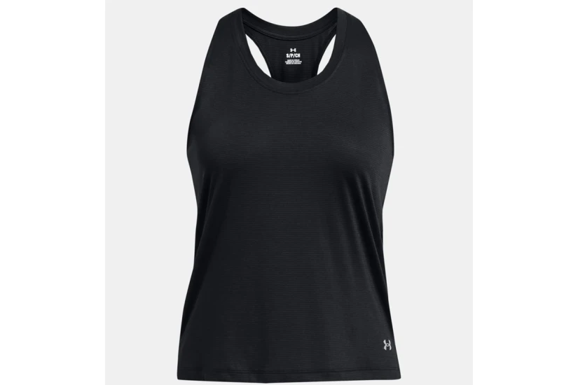 Under Armour Launch Singlet Γυναικεία Αμάνικη Μπλούζα Μαύρη