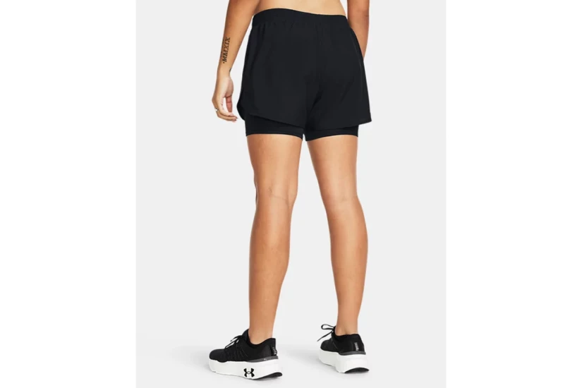 Under Armour Fly By 2-In-1 Αθλητικό Σορτς Με Εσωτερικό Κολάν