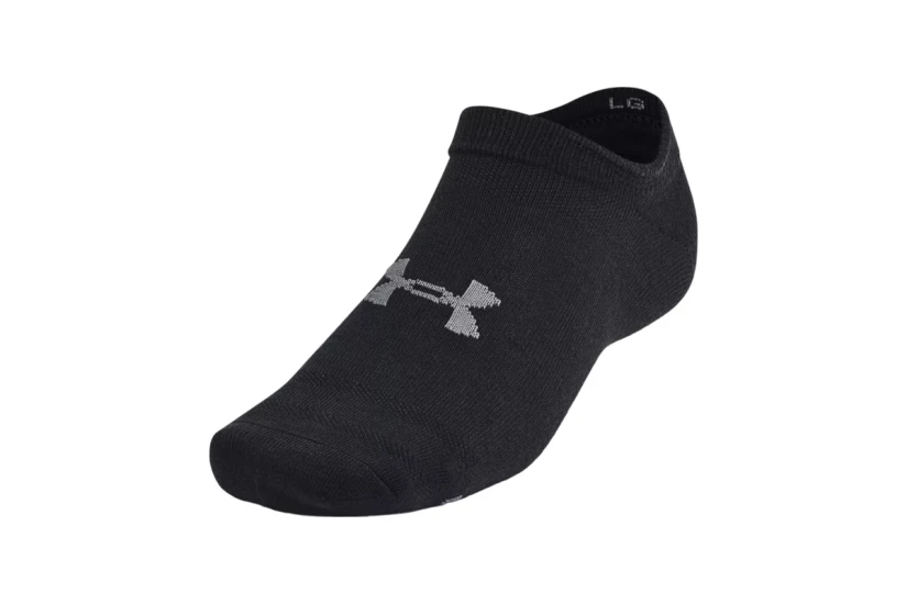 Under Armour Essential Lightweight Κοντές Kάλτσες Μαύρες 6 Ζευγάρια