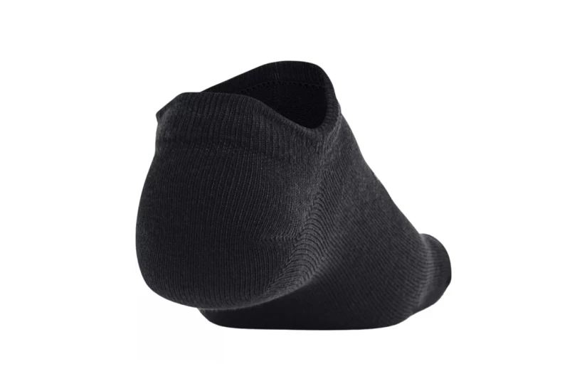 Under Armour Essential Lightweight Κοντές Kάλτσες Μαύρες 6 Ζευγάρια