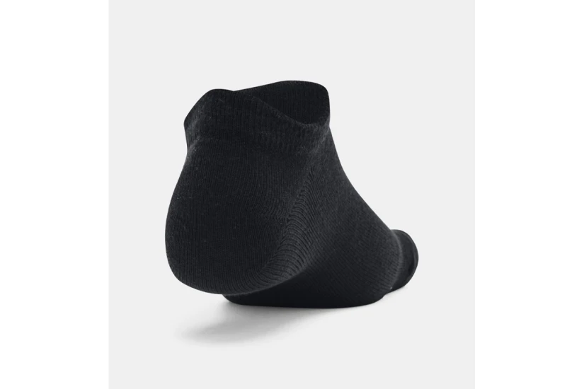 Under Armour Essential Lightweight Κοντές Kάλτσες Μαύρες, Λευκές, Γκρι 6 Ζευγάρια