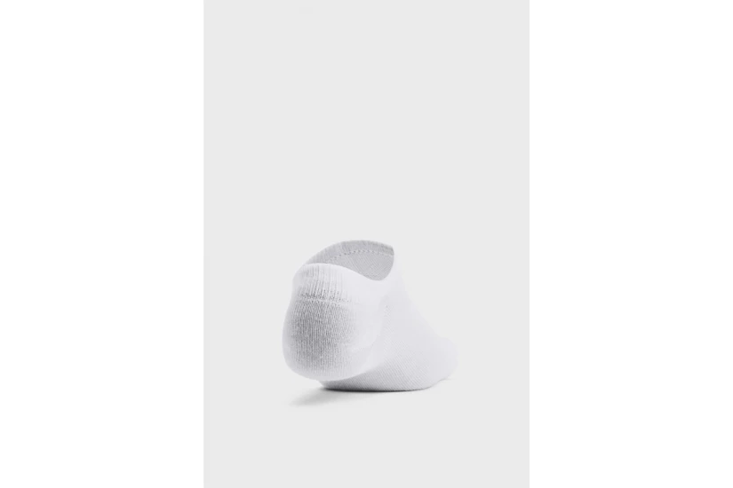 Under Armour Essential Lightweight Κοντές Kάλτσες Λευκές 6 Ζευγάρια