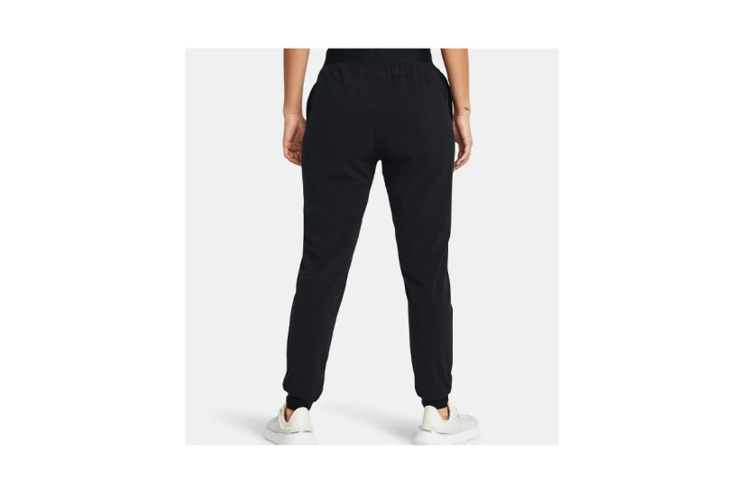 Under Armour Rival High-Rise Woven Γυναικείο Παντελόνι Φόρμας Μαύρο
