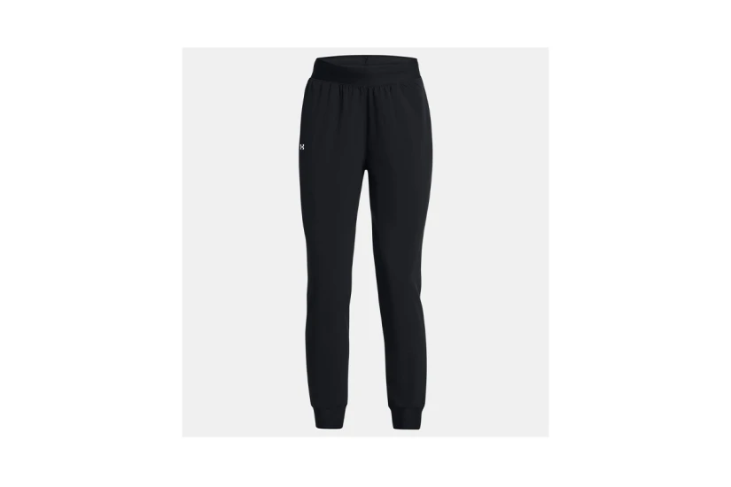 Under Armour Rival High-Rise Woven Γυναικείο Παντελόνι Φόρμας Μαύρο