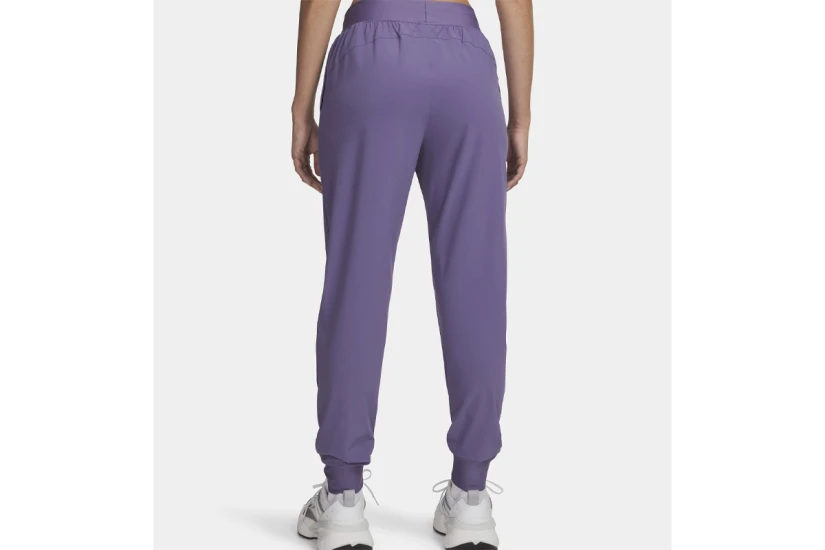 Under Armour Rival High-Rise Woven Γυναικείο Παντελόνι Φόρμας Μωβ