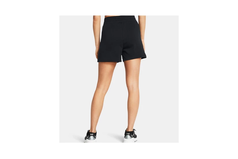 Under Armour Rival Terry Γυναικείο Αθλητικό Σορτς Μαύρο