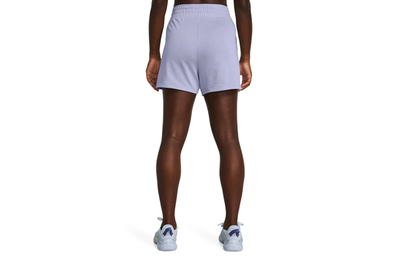 Under Armour Rival Terry Γυναικείο Αθλητικό Σορτς Λιλά