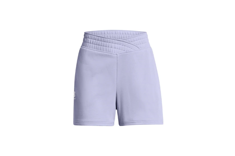 Under Armour Rival Terry Γυναικείο Αθλητικό Σορτς Λιλά