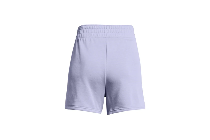 Under Armour Rival Terry Γυναικείο Αθλητικό Σορτς Λιλά