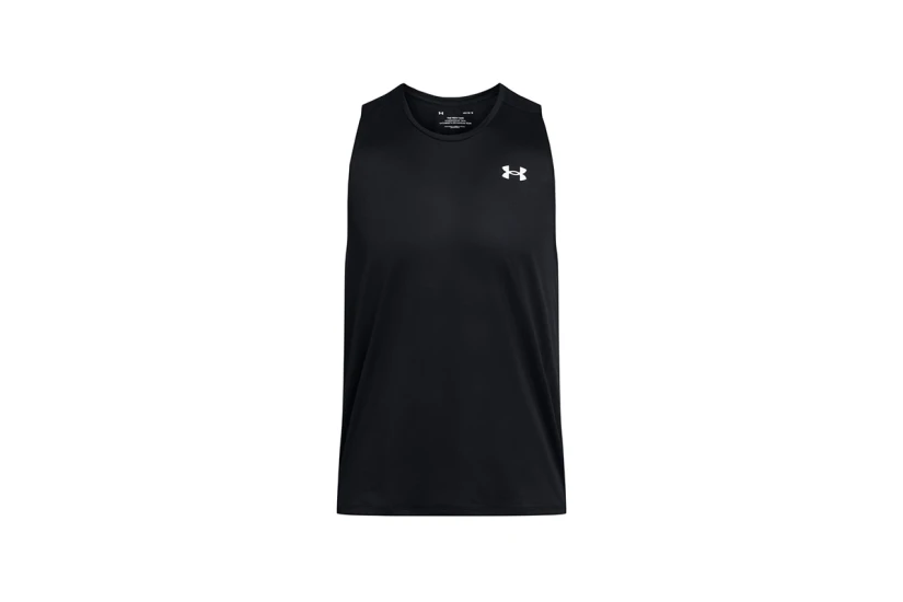 Under Armour Tech Tank Ανδρική Αμάνικη Μπλούζα Μαύρη