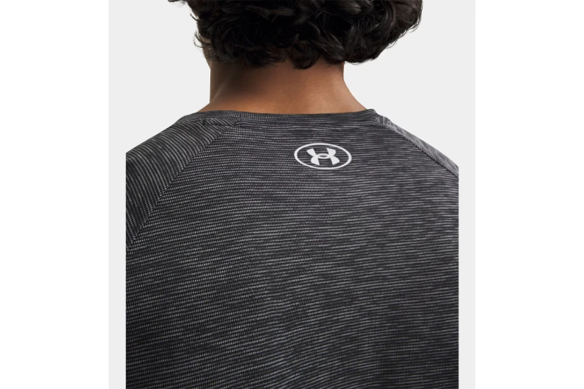 Under Armour Tech Textured Ανδρικό Κοντομάνικο T-Shirt Μαύρο