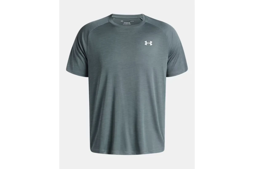 Under Armour Tech Textured Ανδρικό Κοντομάνικο T-Shirt Πετρόλ