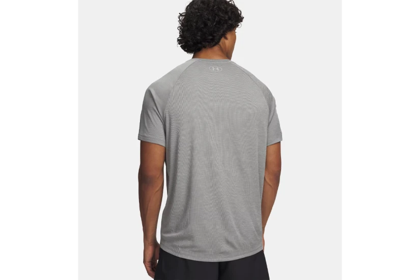 Under Armour Tech Textured Ανδρικό Κοντομάνικο T-Shirt Γκρι
