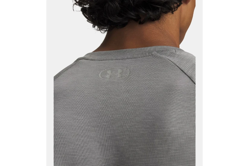 Under Armour Tech Textured Ανδρικό Κοντομάνικο T-Shirt Γκρι