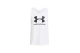 Under Armour Sportstyle Logo Ανδρική Αμάνικη Μπλούζα Λευκή