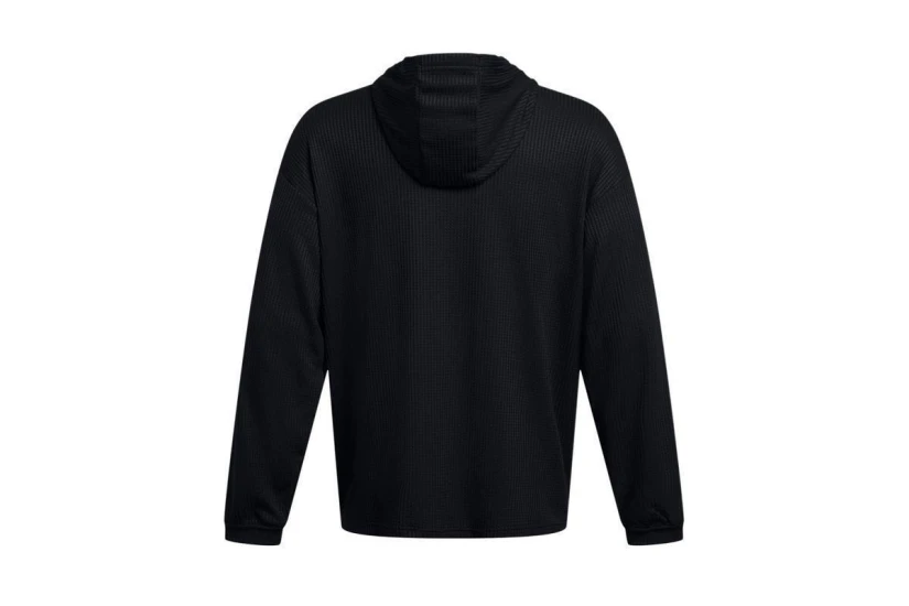 Under Armour Rival Waffle Ανδρικό Φούτερ με Κουκούλα Μαύρο