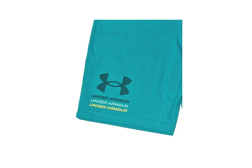 Under Armour Rival Terry Παιδική Αθλητική Βερμούδα Τυρκουάζ