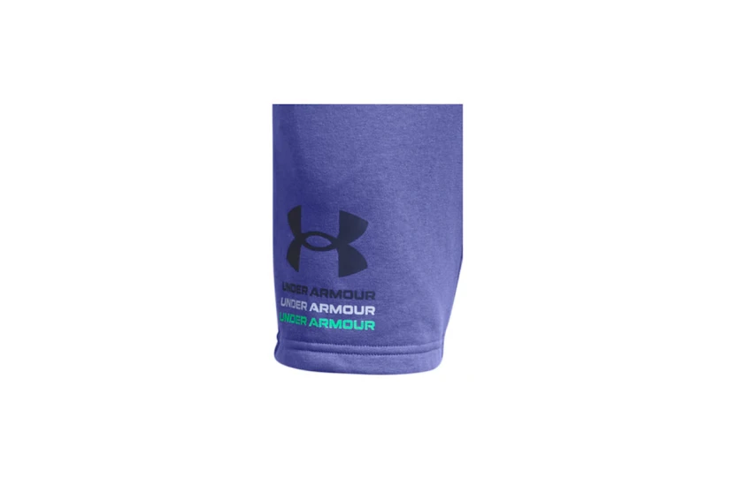 Under Armour Rival Terry Παιδική Αθλητική Βερμούδα Μωβ